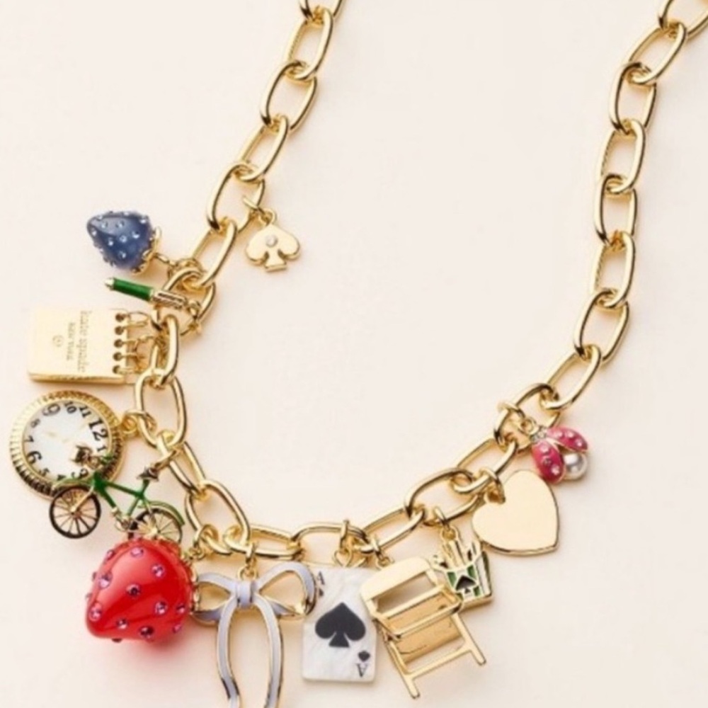 kate spade x Target Gold Charm Chain Necklace